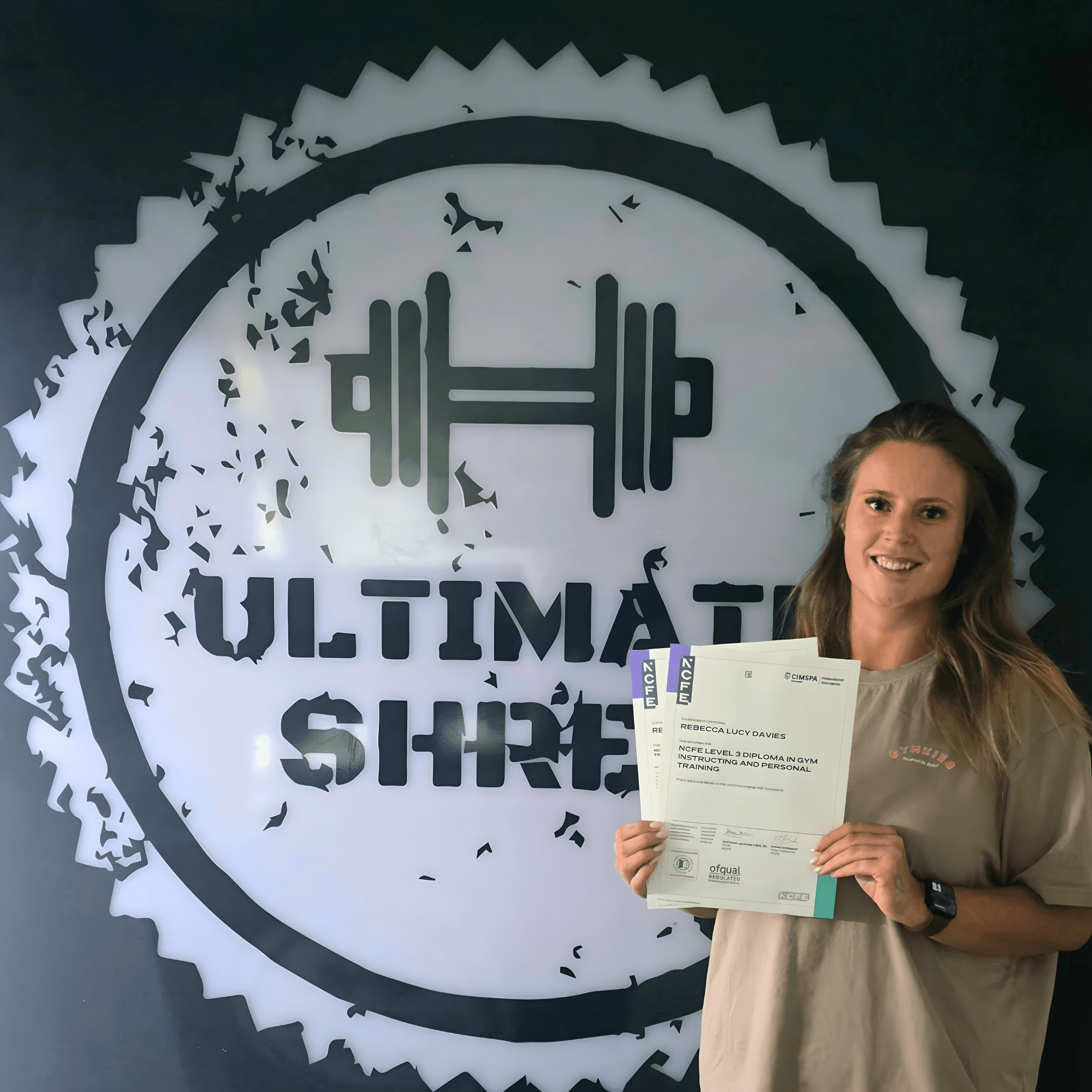 PT Launch Lab learner with certificate